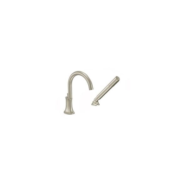 Moen Brushed Nickel Roman Tub Faucet Includes Hand Shower TS9622BN - main